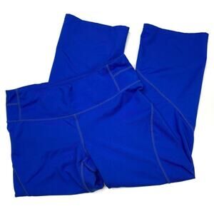 3/$30 Athleta | Blue Cropped Athletic Leggings XS